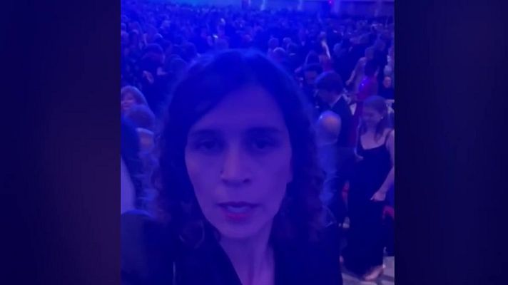 La hora de La 1 - María Carou, periodista de RNE en la cena de corresponsales con Trump: "Todo el mundo está en shock"