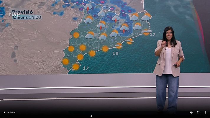 El temps - Abril, amb calor, ruixats i tempestes de maig