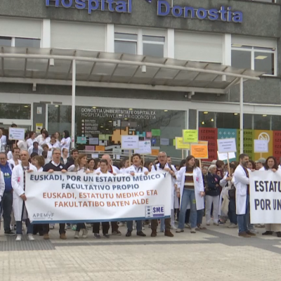 Telenorte - País Vasco - Los médicos vascos inician hoy una nueva semana de huelga, la tercera en lo que va de año