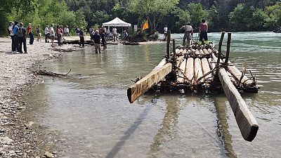 �xito del descenso de navatas por el r�o G�llego - Noticias Arag�n | Ver