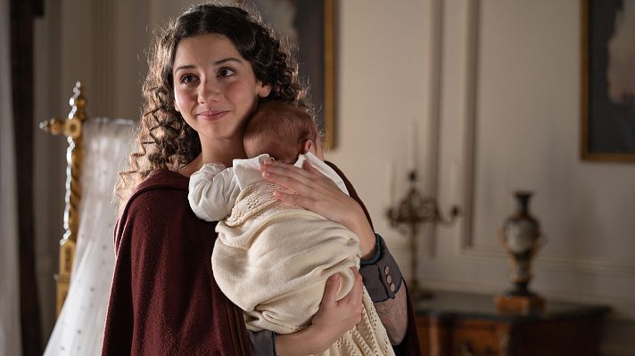 Valle Salvaje - Leonor conoce a María y la toma en brazos