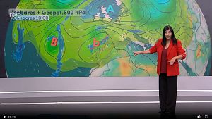 Sol, pols africana, caloreta i menys ruixats de tarda