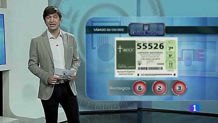 Loterías - Lotería Nacional - 02/03/13