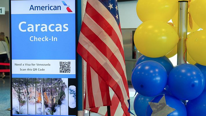 La tarde en 24h - Despega de Miami el primer vuelo comercial directo entre EE.UU. y Venezuela en 7 años