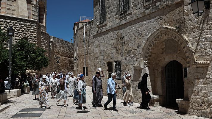 Telediario 1 - Moaz y Aziz: judíos y palestinos que eligen la paz frente al odio