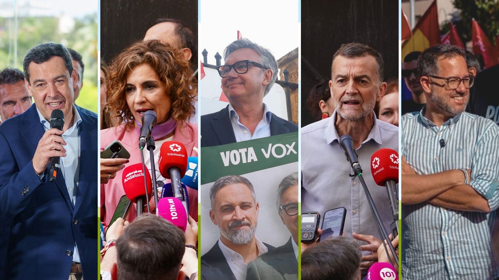 Las manifestaciones del 1 de mayo se cuelan en la campaña electoral de Andalucía - Telediario 1 | Ver