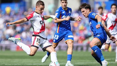 Getafe CF - Rayo Vallecano: resumen del partido de la 34ª jornada de Liga | Primera