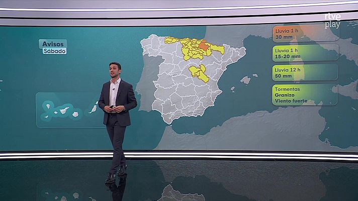 El tiempo - Temperaturas máximas en descenso en Baleares y tercio oriental peninsular
