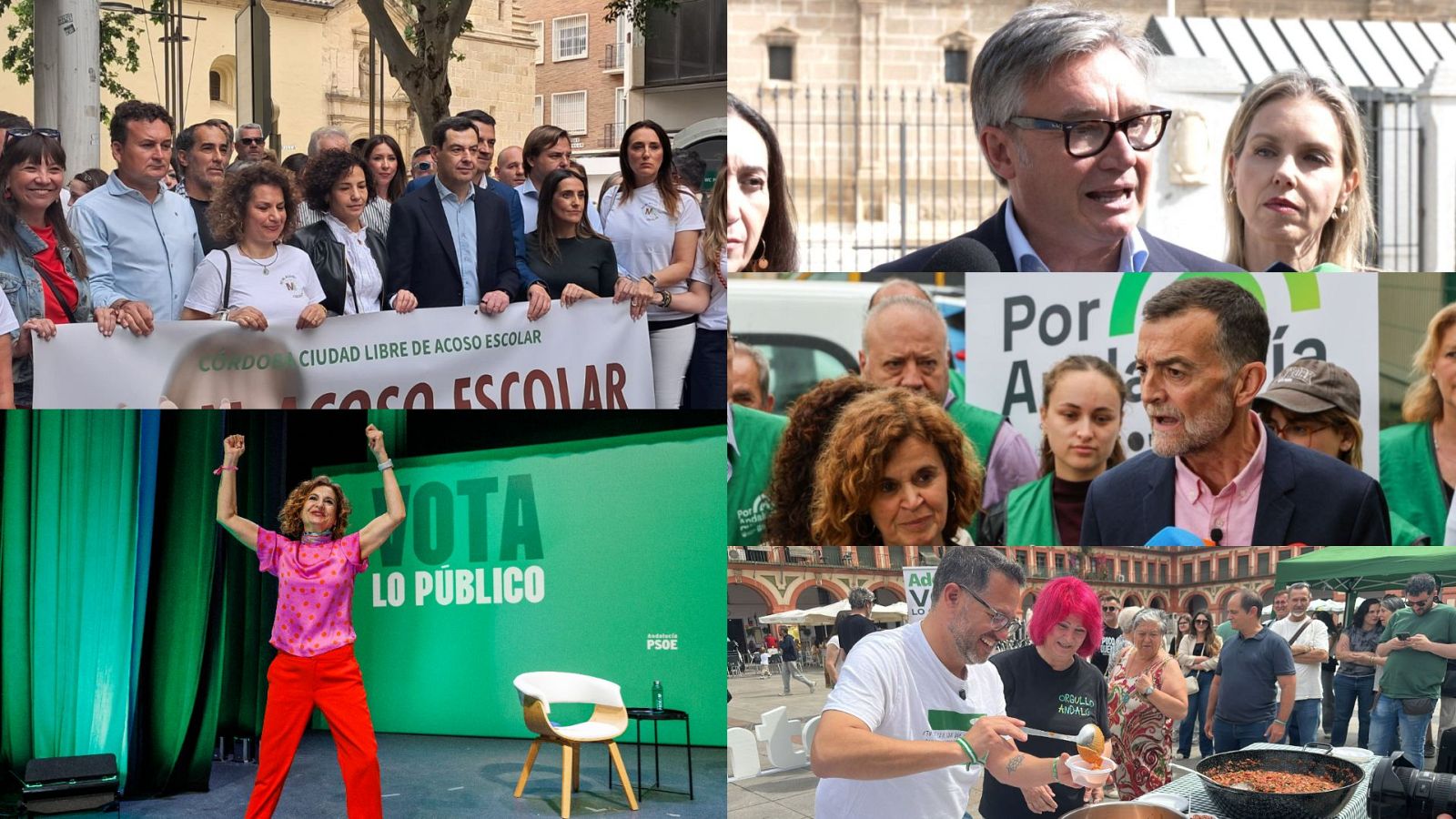 Las propuestas del segundo día de campaña en Andalucía | Ver