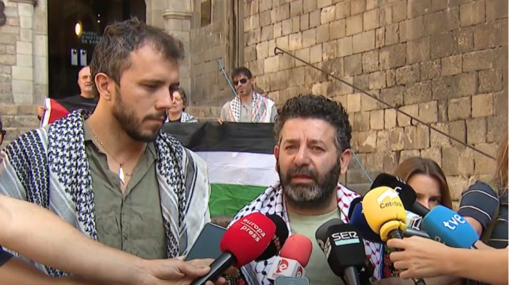Telediario Fin de Semana - Los dos activistas de la flotilla a Gaza,  detenidos ilegalmente por Israel, están en un centro de detención del país hebreo