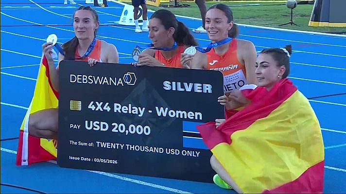 Atletismo - Resumen de la actuación española en la jornada de finales y repescas del Mundial de relevos 2026