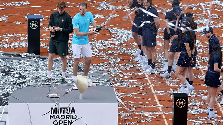 Madrid Open de Tenis - Entrega del trofeo