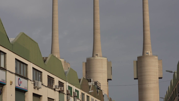 Fonamentals - Xemeneies: Central Tèrmica de Sant Adrià