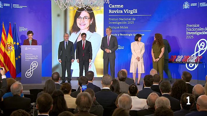 L'Informatiu - Els Premis Nacionals d'Investigació reconeixen 20 científics amb la meitat vinculats a centres de Catalunya