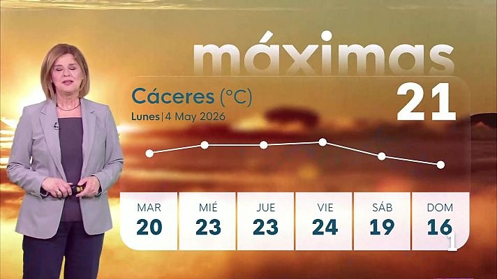 Noticias de Extremadura - El Tiempo en Extremadura - 04/05/2026