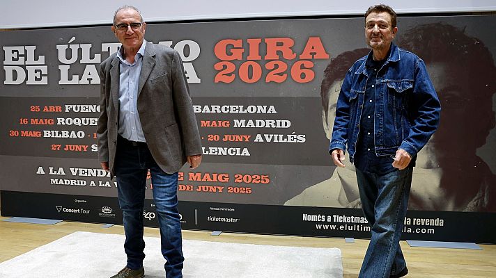 Telediario 1 - El Último de la Fila vuelve a los escenarios después de 30 años con doce conciertos por toda España