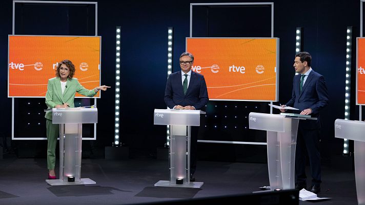 Especiales informativos - Los candidatos a la Presidencia de la Junta de Andalucía debaten sobre la financiación autonómica