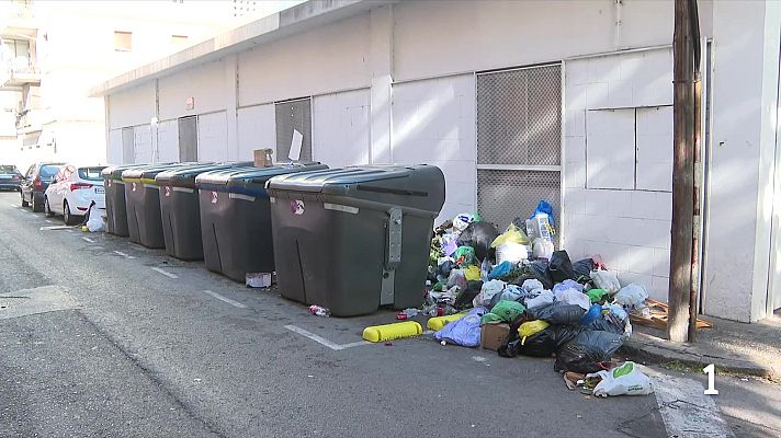 L'Informatiu - Girona espera la decisió dels treballadors per posar fi a la vaga de la recollida d'escombraries
