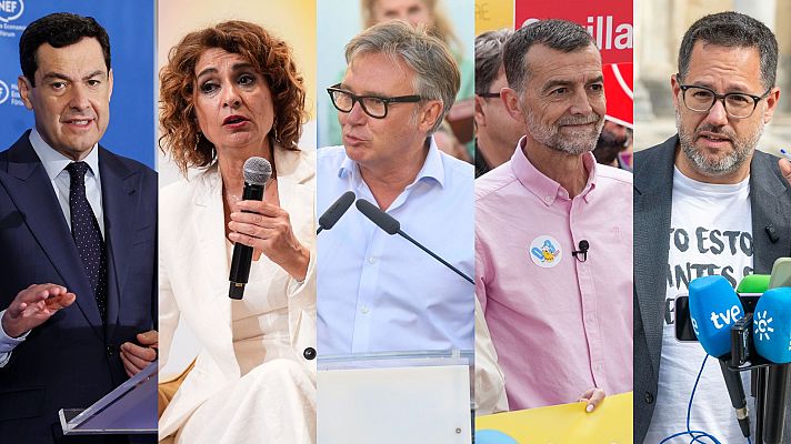 Telediario 1 - La oposición carga contra Moreno en este jueves de campaña