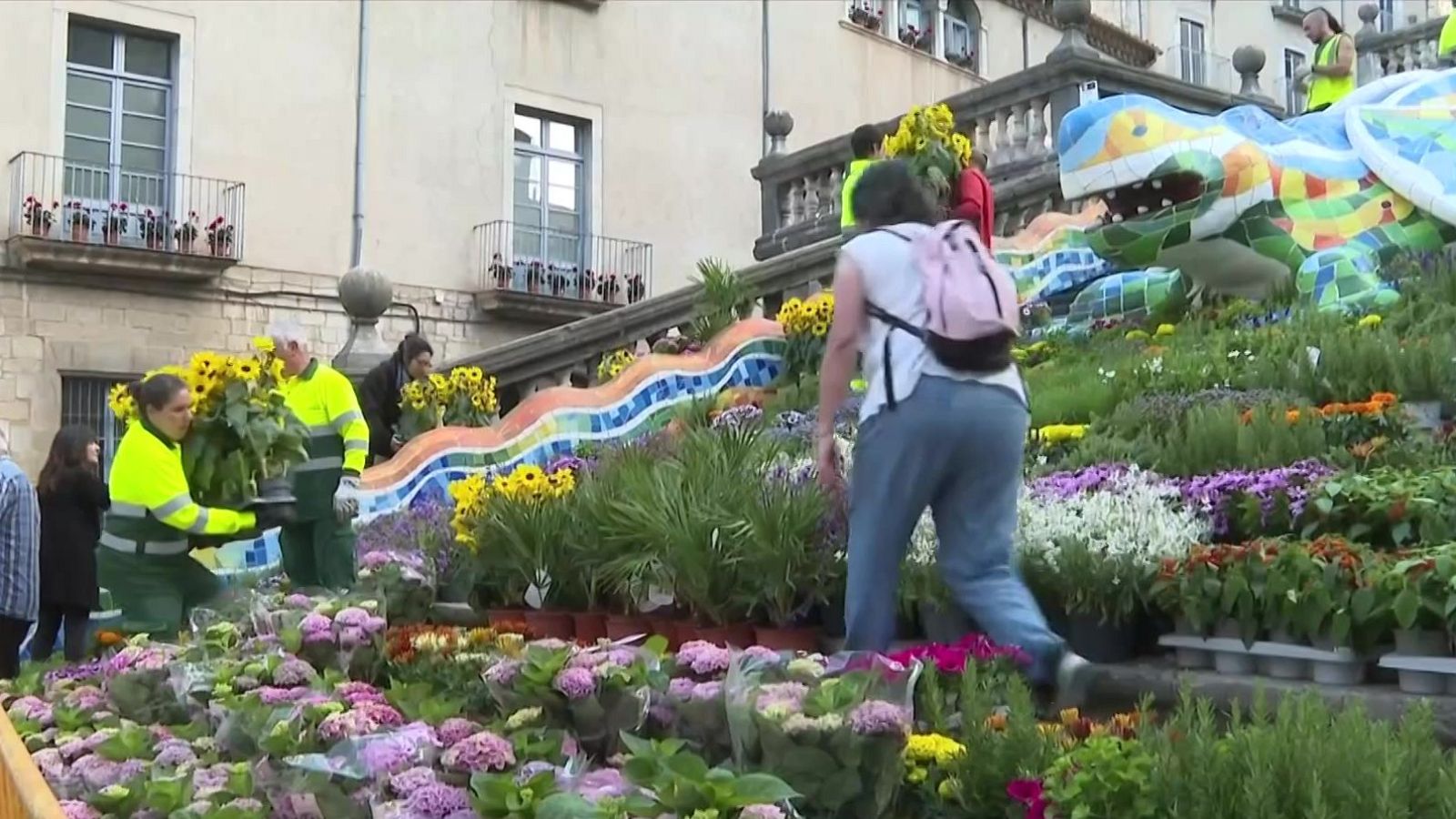 Girona enllesteix el Temps de Flors al Barri Vell - L'Informatiu | Ver
