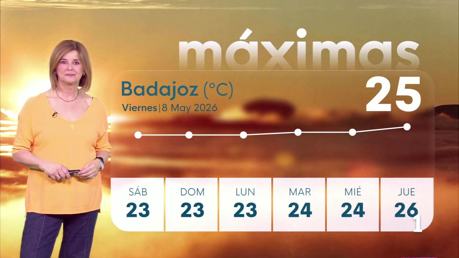 El tiempo en Extremadura - 08/05/2026 | Ver