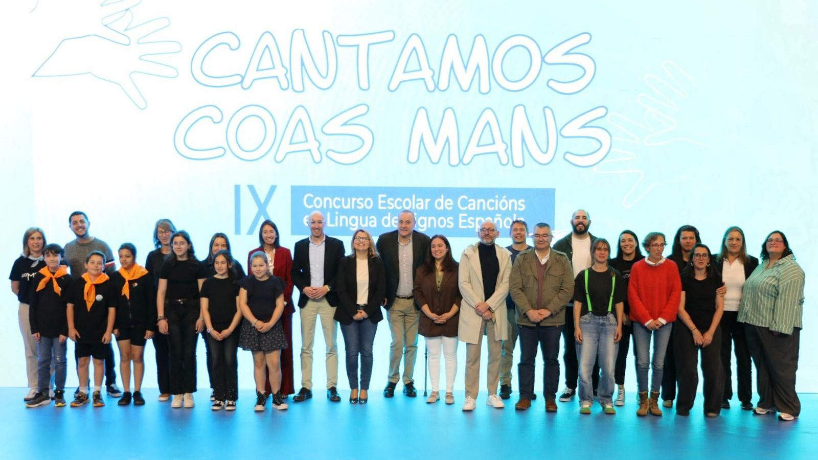 Terras de Maside e a Sardiñeira gañan o concurso de cancións en lingua de signos | Vexa