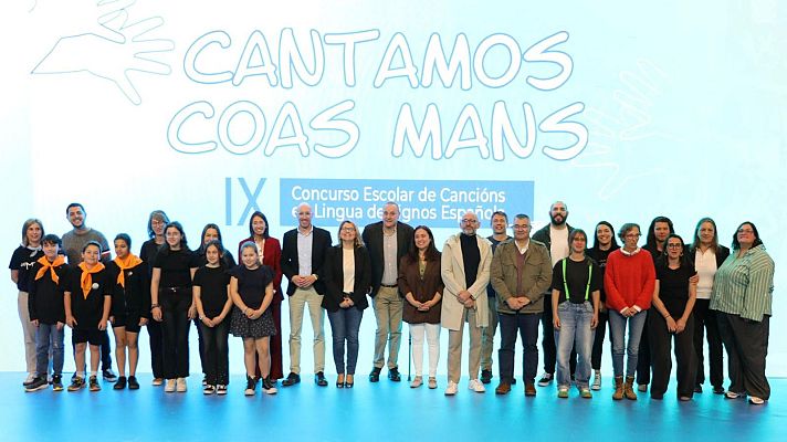 Telexornal - Galicia - Novena edición do concurso de cancións en lingua de signos