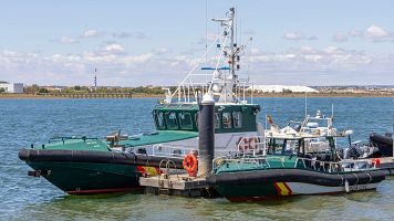 Mueren dos guardias civiles al chocar dos patrulleras persiguiendo una narcolancha en Huelva