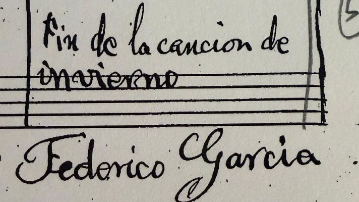 Telediario 2 - Un poeta musical: se descubren partituras de Lorca hechas con 17 años