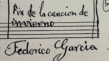 As� suena la m�sica de Lorca: TVE muestra una pieza in�dita de piano compuesta por el poeta