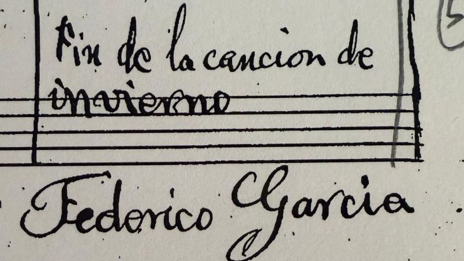 Un poeta musical: se descubren partituras de Lorca hechas con 17 años - Telediario 2 | Ver vídeo