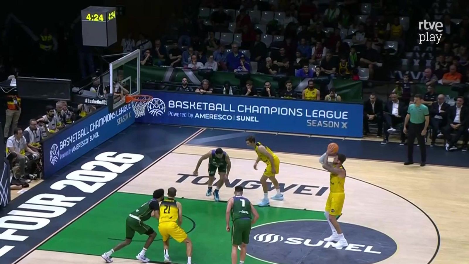 Baloncesto – Champions League. 3º - 4º Puesto: Unicaja - La Laguna Tenerife  - Baloncesto en RTVE | Ver