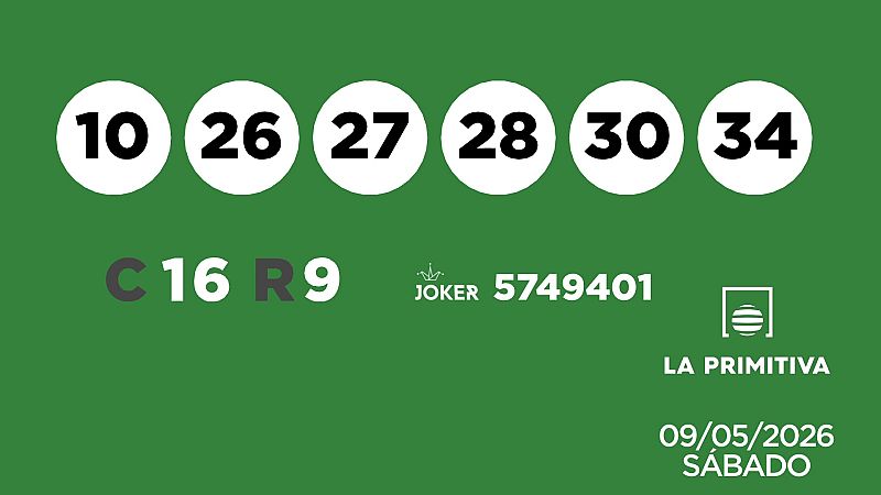 Sorteo de la Loter�a Primitiva y Joker del 09/05/2026 - Ver ahora