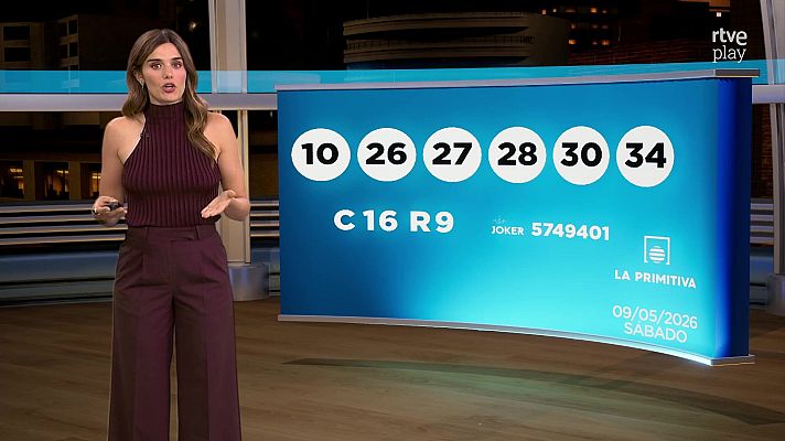 Loterías - Sorteo de la Bonoloto y Primitiva del 09/05/2026
