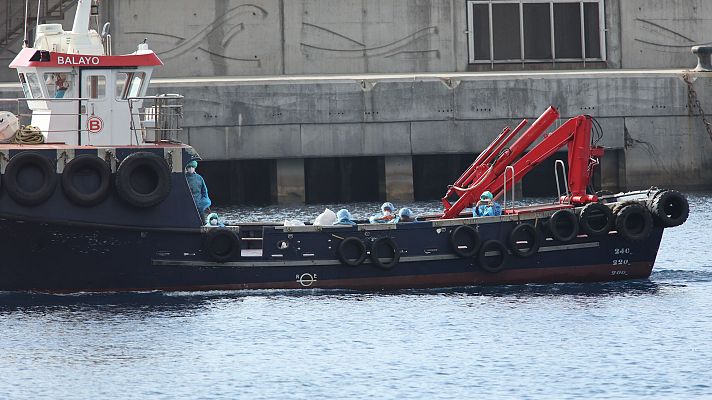 Telediario Fin de Semana - Así ha sido el desembarco y traslado de los españoles del crucero MV Hondius