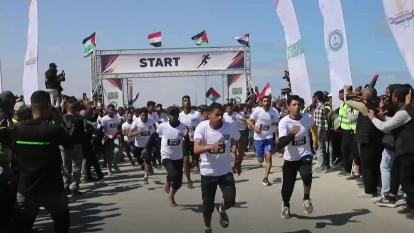 La maratón de Palestina regresa dos años después - Los Deportes de La1 | Ver