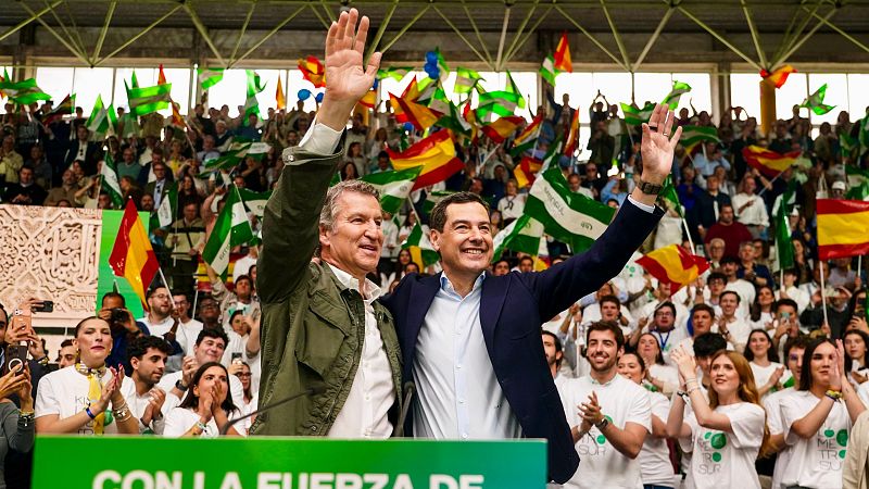 Fin de semana de campaña en Andalucía con acusaciones cruzadas | Ver