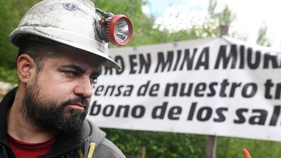 Los mineros de Miura, en marcha hacia Oviedo | Ver