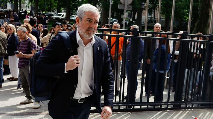 Telediario 2 - Clavijo insiste en su temor por las ratas y Sanidad desmiente que haya roedores en el crucero