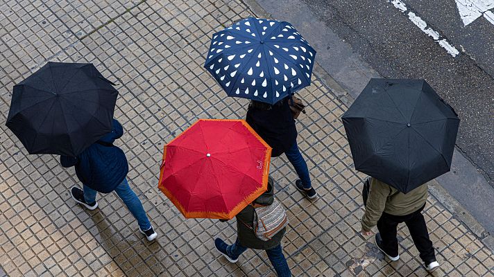 El tiempo - Continúan las lluvias en parte de la península, en especial en la mitad norte