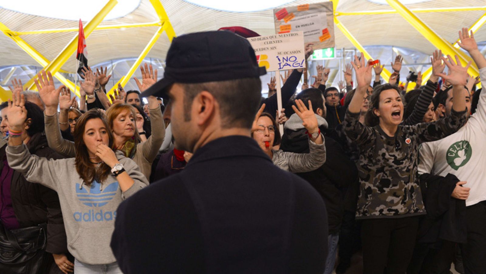 Comienza la segunda semana de huelga de trabajadores de Iberia | Ver