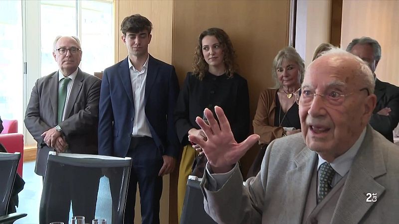 Ignasi de Ribot, l’advocat centenari que continua en actiu - L'Informatiu | Ver