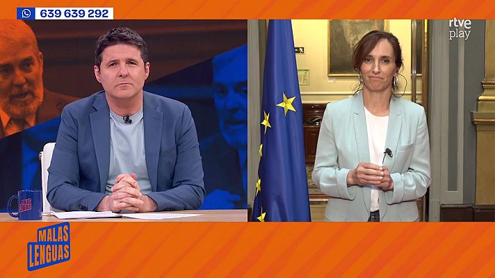 Malas lenguas - Mónica García, ministra de Sanidad de España, en 'Malas Lenguas'