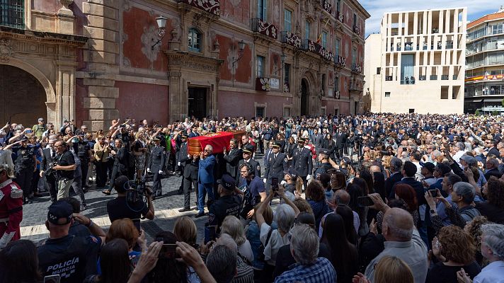 Noticias Murcia - Una Murcia emocionada ha despedido hoy a su alcalde José Ballesta