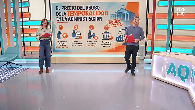 Fijos, solos los interinos con oposición - Aquí hay trabajo | Ver