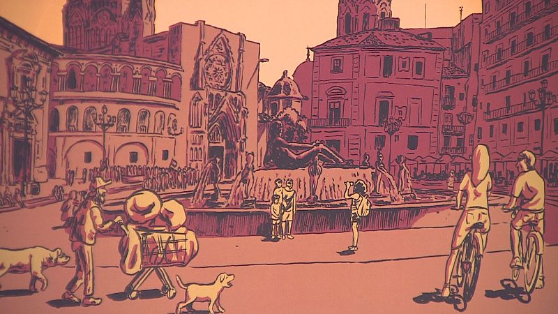 La iniciativa "València se ilustra" cumple diez años con una exposición que reúne el trabajo de 120 ilustradores - L'informatiu - Comunitat Valenciana | Ver