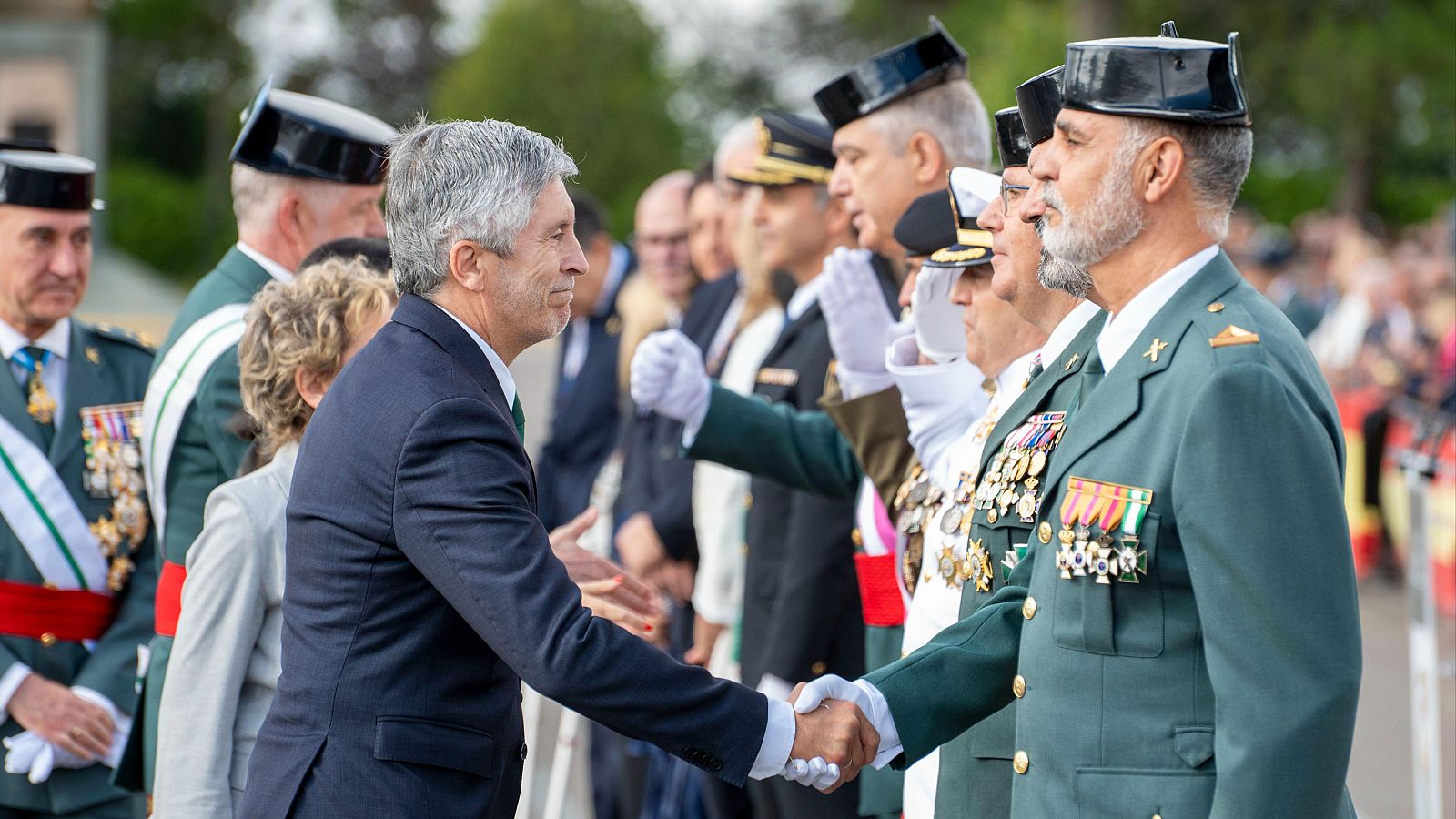 Marlaska, recibido con silbidos en un acto de la Guardia Civil: "Yo también estoy dolido y rabioso"
