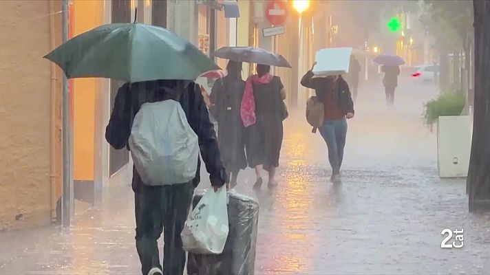 L'Informatiu - Les tempestes deixen aiguats intensos i danys a la fruita a Lleida