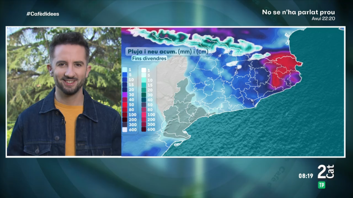 El temps - Un front polar portarà ruixats, tempestes, neu i fresca... i la caloreta, quan?