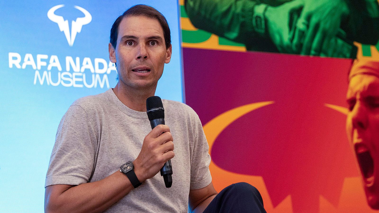 Rafa Nadal presenta su museo y evita inclinarse por Florentino Pérez o Enrique Riquelme - Los Deportes de La1 | Ver